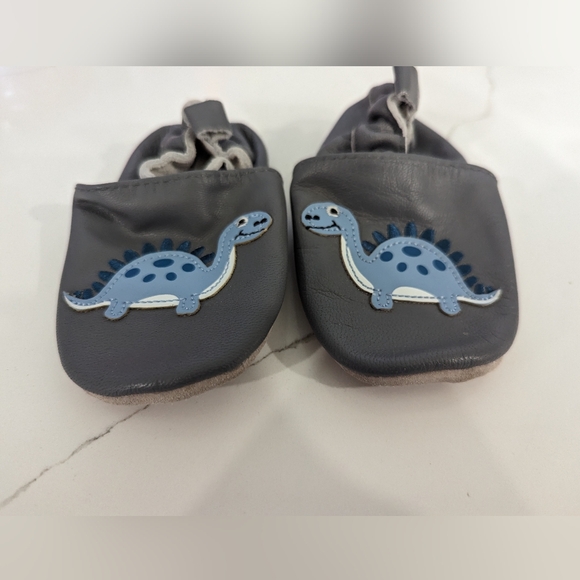 Dinosaur baby soft shoes. Infant. - Picture 3 of 6